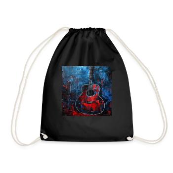 Guitare - Sac de sport léger - noir - Devant
