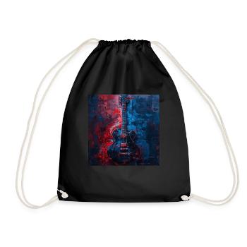 Guitare - Sac de sport léger - noir - Devant
