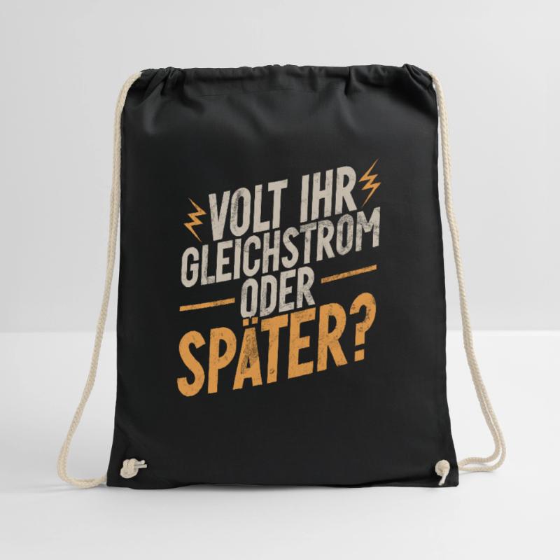 Electronics Technician Electrics Profession Volt Electrical Engineering Drawstring Bag