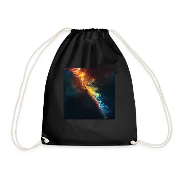 Flûte traversière - Sac de sport léger - noir - Devant