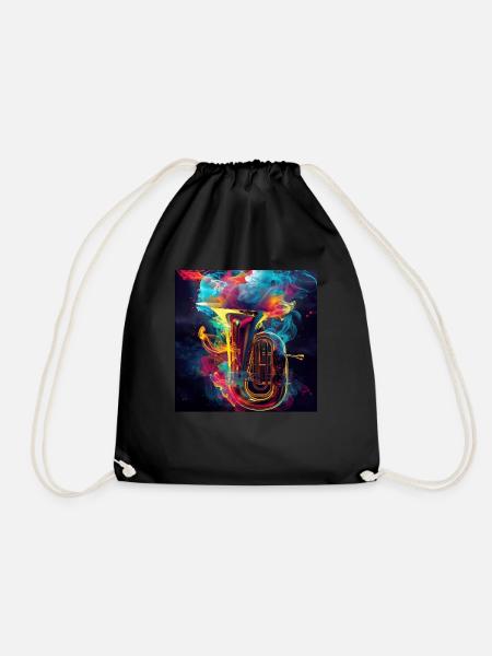 Tuba - Turnbeutel - Schwarz