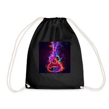 Ukulélé - Sac de sport léger - noir - Devant