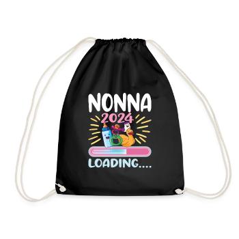 Nonna 2024 Loading Oma 2024 - Turnbeutel - Schwarz - Vorne