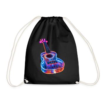 Ukulélé - Sac de sport léger - noir - Devant