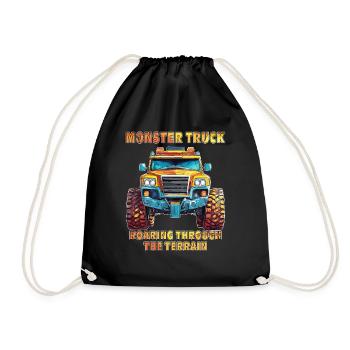 TRUCK ROARING THROUGH THE TERRAIN - Turnbeutel - Schwarz - Vorne
