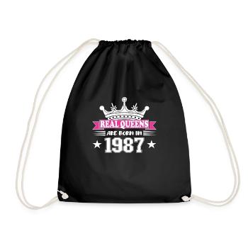 37 ans anniversaire 1987 cadeau d’anniversaire - Sac de sport léger - noir - Devant