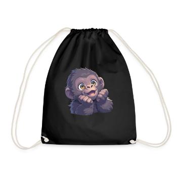 Gorilles Gorilles - Sac de sport léger - noir - Devant