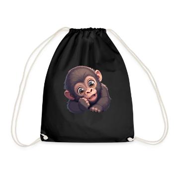 Gorilles Gorilles - Sac de sport léger - noir - Devant