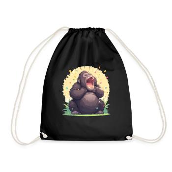 Gorilles Gorilles - Sac de sport léger - noir - Devant