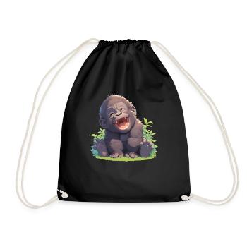 Gorilles Gorilles - Sac de sport léger - noir - Devant