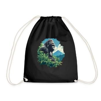 Gorilles Gorilles - Sac de sport léger - noir - Devant