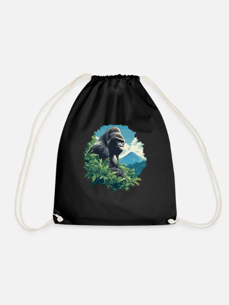 Gorillas Gorilla - Turnbeutel - Schwarz