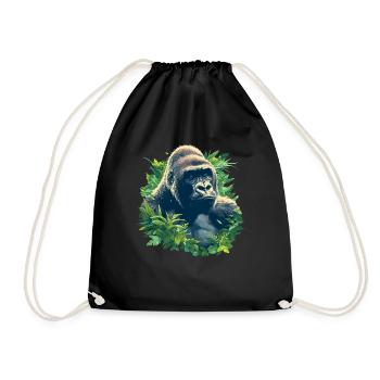 Gorilles Gorilles - Sac de sport léger - noir - Devant