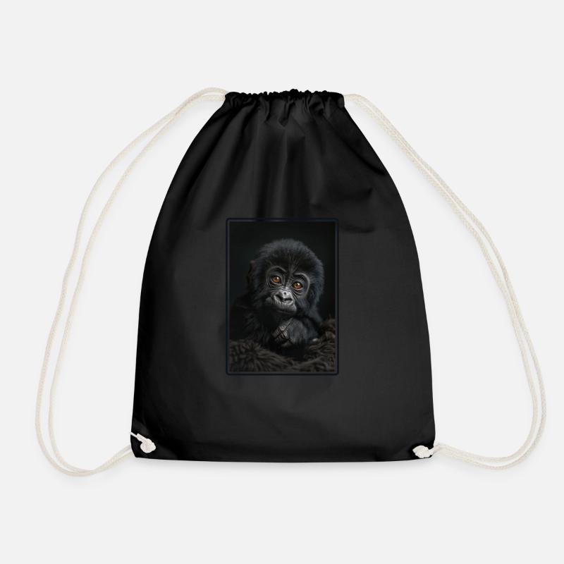 Gorillas Gorilla - Turnbeutel - Schwarz