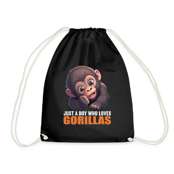 Gorilles Gorilles - Sac de sport léger - noir - Devant