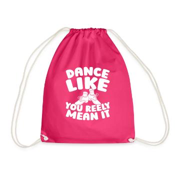 Irish Dance Irischer Tanz - Turnbeutel - Fuchsia - Vorne