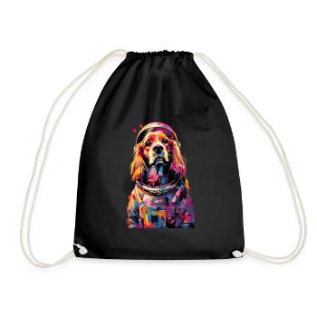 Cocker Spaniel - Turnbeutel - Schwarz - Vorne