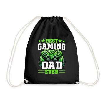 Gamer Papa Papa Amateur de jeux vidéo PC - Sac de sport léger - noir - Devant
