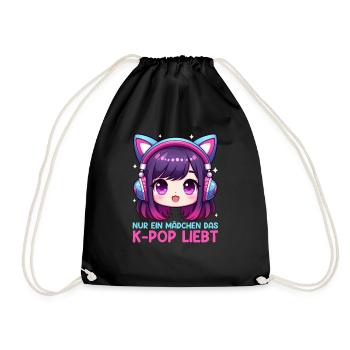 K-Pop Coréen Kpop Culture Kpop Corée du Sud Danse - Sac de sport léger - noir - Devant