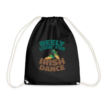 Irish Dance Irischer Tanz - Drawstring Bag - black - Front