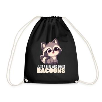 Ratons laveurs Raton laveur - Sac de sport léger - noir - Devant