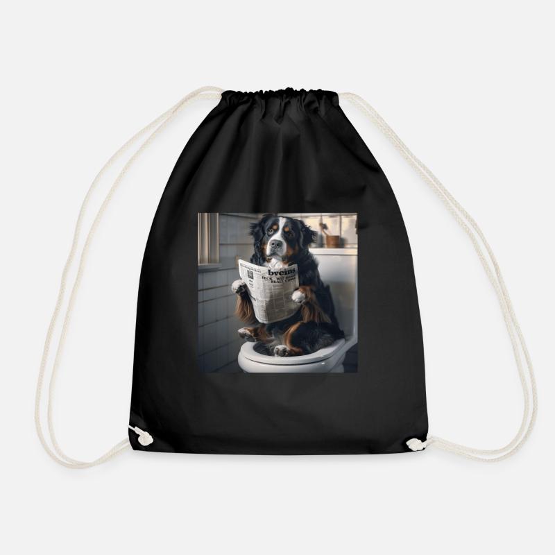 Berner Sennenhund - Turnbeutel - Schwarz