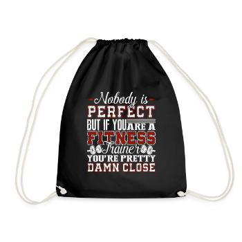 Fitness Trainer If You're A Fitness Trainer - Drawstring Bag - black - Front