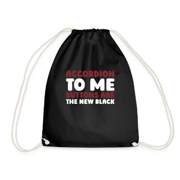 Accordéon - Sac de sport léger - noir - Devant
