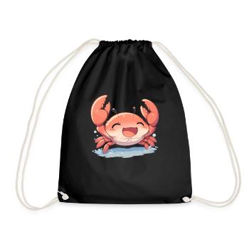 Crab Crab - Drawstring Bag - black - Front