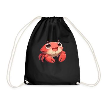 Crab Crab - Drawstring Bag - black - Front