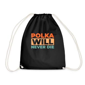 Accordion - Drawstring Bag - black - Front