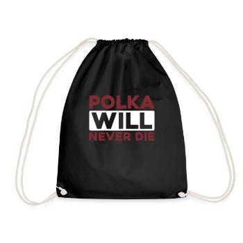 Accordion - Drawstring Bag - black - Front