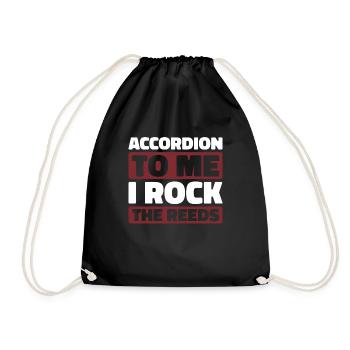 Accordéon - Sac de sport léger - noir - Devant
