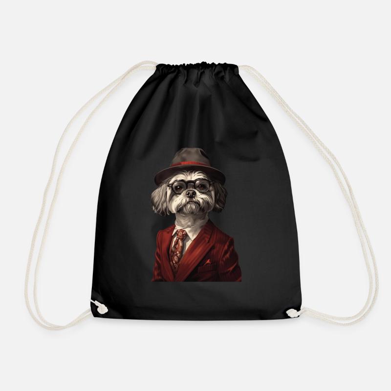 Lhasa Apso - Turnbeutel - Schwarz