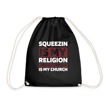 Accordéon - Sac de sport léger - noir - Devant