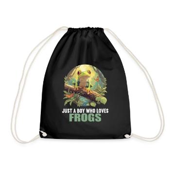 Grenouilles Grenouilles - Sac de sport léger - noir - Devant