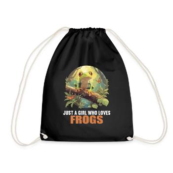 Grenouilles Grenouilles - Sac de sport léger - noir - Devant