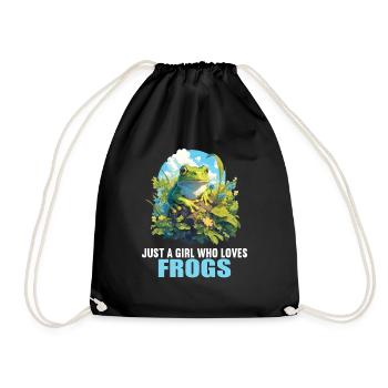 Grenouilles Grenouilles - Sac de sport léger - noir - Devant