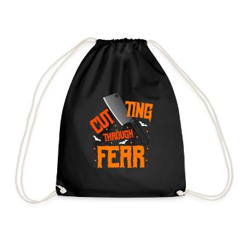 Halloween butcher Halloween butcher - Drawstring Bag - black - Front