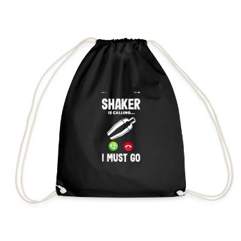 Funny Bartender Saying Bartender Gift - Drawstring Bag - black - Front