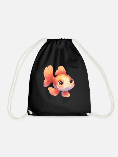 Goldfische Goldfisch - Turnbeutel - Schwarz