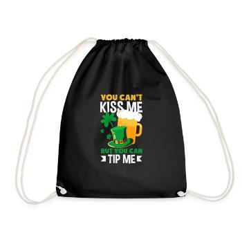 Lustiger Barkeeper Spruch Barkeeper Geschenk - Turnbeutel - Schwarz - Vorne