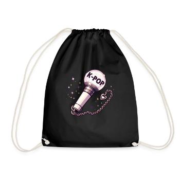 K-Pop Musique coréenne Kpop Fans Kdrama - Sac de sport léger - noir - Devant