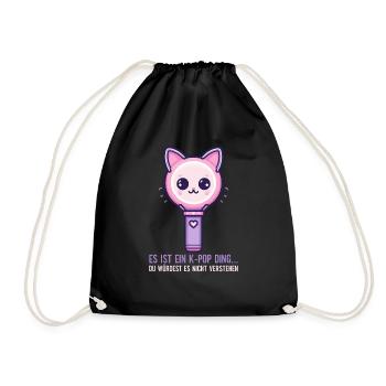 K-Pop Musique coréenne Kpop Fans Kdrama - Sac de sport léger - noir - Devant