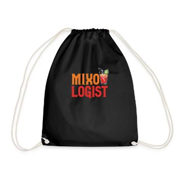 Funny Bartender Saying Bartender Gift - Drawstring Bag - black - Front
