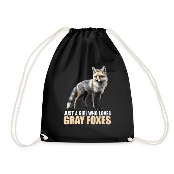 Graufüchse Graufuchs - Turnbeutel - Schwarz - Vorne