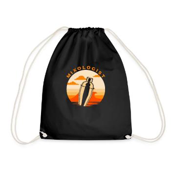 Barman drôle disant cadeau de barman - Sac de sport léger - noir - Devant