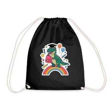 100e jour d’école 100 jour d’école des enfants - Sac de sport léger - noir - Devant