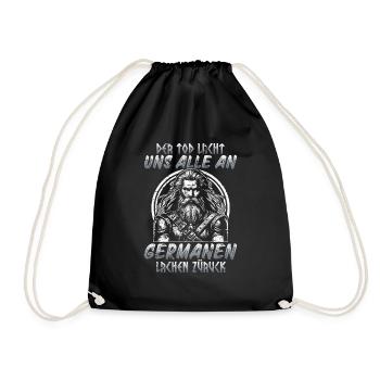 Vikings, Mythologie nordique, Dieux, Viking - Sac de sport léger - noir - Devant
