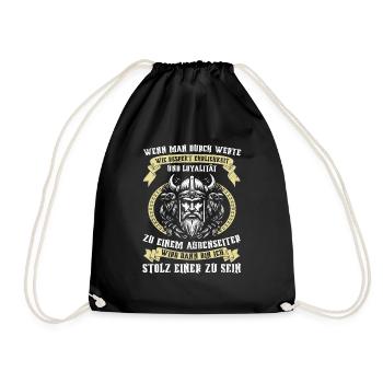 Vikings, Mythologie nordique, Dieux, Viking - Sac de sport léger - noir - Devant